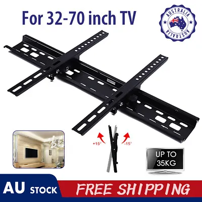 $13.09 • Buy TV Wall Mount Bracket Tilt Slim LCD LED 32 40 42 47 50 55 60 62 65 70 75 Inch AU