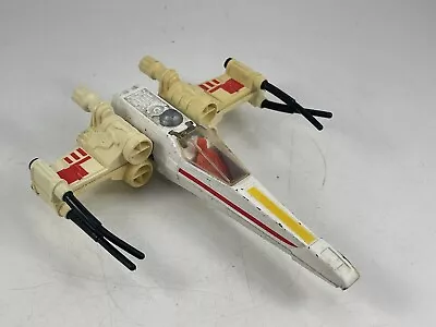 Star Wars X-Wing Diecast With Canopy And Cannons And Pilot Kenner 1978 Vintage • $42.99