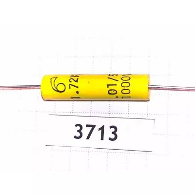 10nF 1000V 5% Mallory 172 1.72KP Axial Polypropylene Capacitor Lot2pcs • $3.44