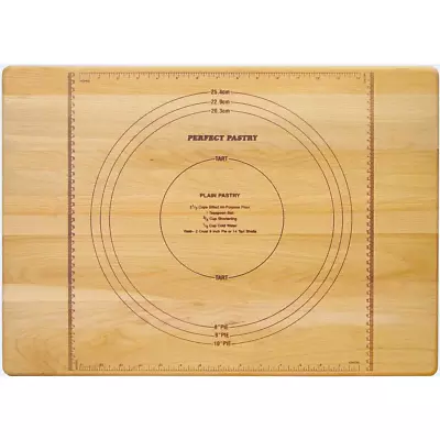 Perfect Pastry Wooden Reversible Cutting Board • $57.79