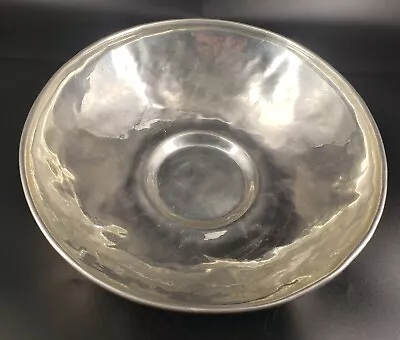 Vintage Primitive Colonial Style Pewter Bowl Helble Virginia 8 5/8 Inches • $24.99