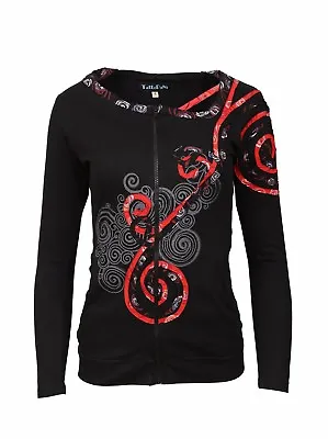 Tattopani Ladies Long Sleeve Light Sinker Jacket With Front Embroidery • £28