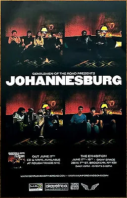 MUMFORD & SONS Johannesburg Ltd Ed New RARE Tour Poster +BONUS Indie Folk Poster • $59.99