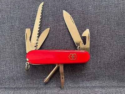 Victorinox Hiker 91mm Swiss Army Knife Red Cellidor Scales 53831 1.4613 SAK • $14.99