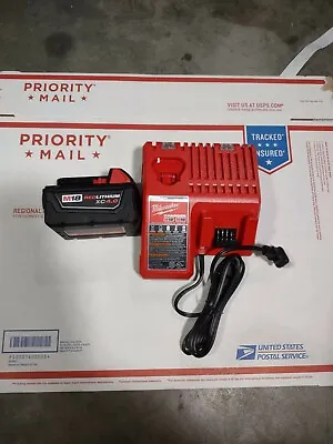 NEW Milwaukee 4.0 AH Battery 48-11-1840 M18 WITH 48-59-1812 Charger  • $79