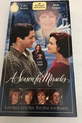 A Season For Miracles(1999-VHS)Lynn RedgravePatty DukeCarla Gugino-TESTED-RARE • $29.88
