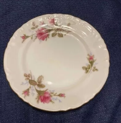 Royal Rose Fine China 6” Bread Plate. Moss Rose • $2.50