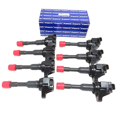 Set Of 8 Ignition Coils For 2006-2011 Honda Civic Hybrid 1.3L W/free Grease Pack • $114.99