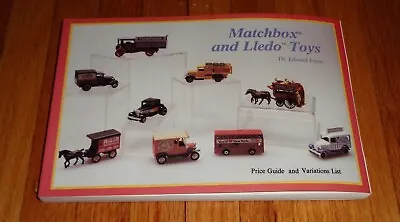 New Matchbox And Lledo Toys With Price Guide & Variation List Book Edward Force • $14.99