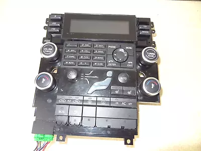 09 10 11 Volvo S80 Radio Climate Control Panel Heated Seats Chrome Ring Button • $199.99