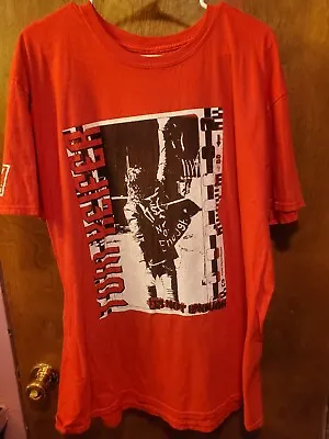 Vintage Tom Keifer No Tag XL T-Shirt Cinderella Red The Way Life Goes  • $89.99