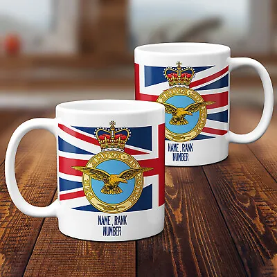 Personalised RAF Mug Royal Air Force British Military Cup Army Offical Gift MM27 • £12.95