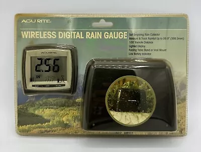 Acurite Wireless Digital Self Emptying Rain Gauge #00896 100' Remote Distance • $30.95