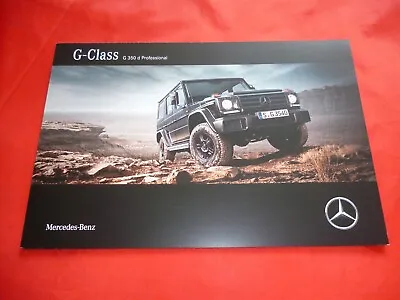 Mercedes W461 G-Class G 350 D Professional Brochure Brochure Brochure From 2016 • $8.63