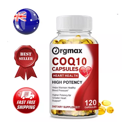 300mg CoQ10 Coenzyme Q10 120 Softgels Cardiovascular Health Support High Potency • $23.99