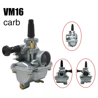 Motorcycle Mikuni VM16 Carburetor Carb For Pit Dirt Bike ATV Quad Moto Bike • £30.47