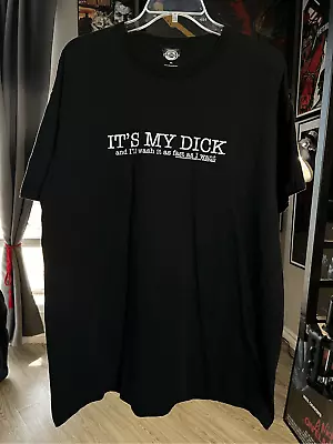 Vintage Y2K SikWorld It’s My Dick Tee • $40