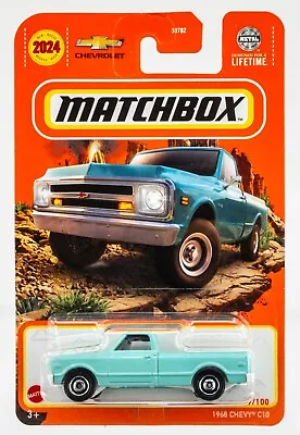 2024 Matchbox #19 1968 Chevy C10 TURQUOISE BLUE | FSC • $3.99