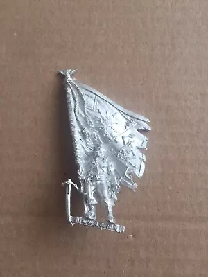 $45.86 • Buy Vostroyan Battle Company Standard Bearer Metal Imperial Guard 40k Oop Firstborn