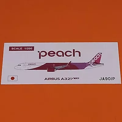 JC Wings 1:200 Peach Airlines Airbus A321 Neo JA901P EW221N014 (NEW) • $100