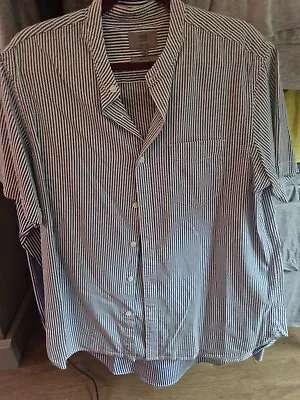 MENS M And S COLLARLESS SHIRT BY M&S ULTIMATE - SIZE M - SHORT SLEEVE  • £0.99