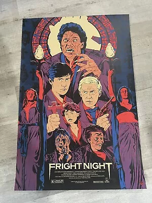 Johnny Dombrowski FRIGHT NIGHT Poster Mondo • $100