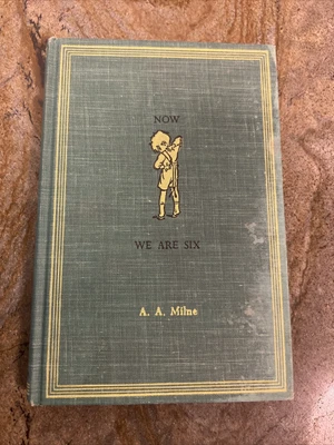 $5 • Buy Now We Are Six By A. A. Milne 1961 Edition Vintage Pooh Reader Hardcover