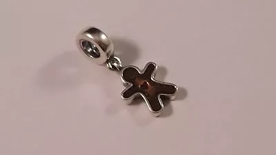 Sterling Silver .925 PANDORA Gingerbread Dangle Charm FREE SHIPPING  • £27.01