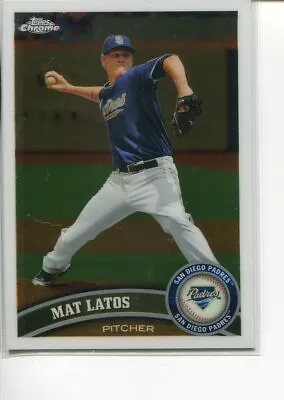 2011 Topps Chrome Mat Latos #81 San Diego Padres • $0.99