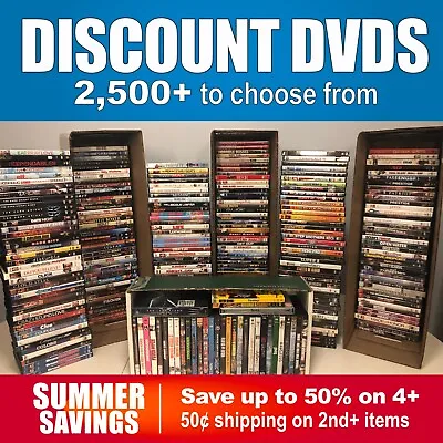 $1.25 • Buy DISCOUNT DVDS (Listing 10 Of 12)    **HUGE BUNDLE SAVINGS & SHIPPING DISCOUNTS**