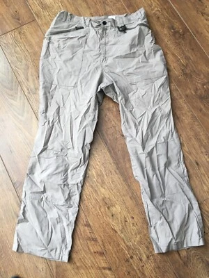 £7.99 • Buy Rohan Bags Trousers W34” Il 29” Putty For Hiking / Trekking