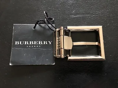 £39.99 • Buy Burberry Chrome Belt Buckle NEW Genuine Original Metal