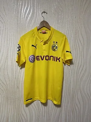 BORUSSIA DORTMUND 2014 2015 HOME SHIRT JERSEY PUMA 745889 Sz S MEN #7 KAGAWA • $169.99