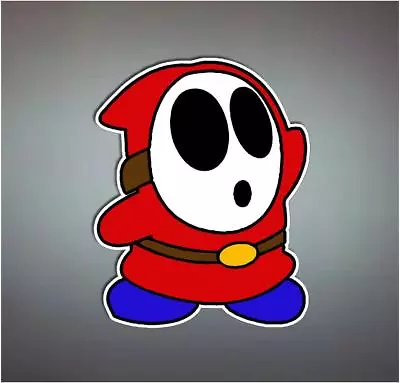 Nintendo NES Super Mario Bro's Shy Guy 4  Vinyl Decal Sticker Emblem • $4.99