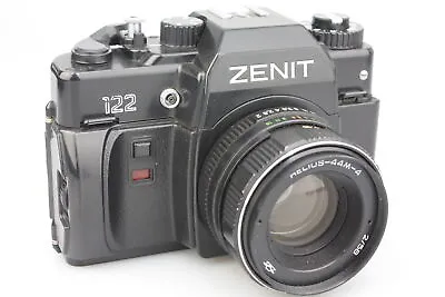 Rare ZENIT 122 35mm SLR Film Camera & Helios 44M-4 58mm F2 Lens • £79.99