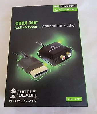 Turtle Beach Audio Adapter Cable For Xbox 360 In Box • $9.99