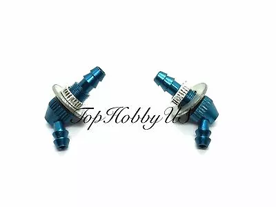 2PCS Aluminum 120° Fuel Joint Connector For RC Fuel Line Systems  US SELLER/SHIP • $7.95