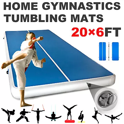 20X6.6Ft  Air GYM Track Floor Home Gymnastics Tumbling Mat Inflatable Training • $339.99