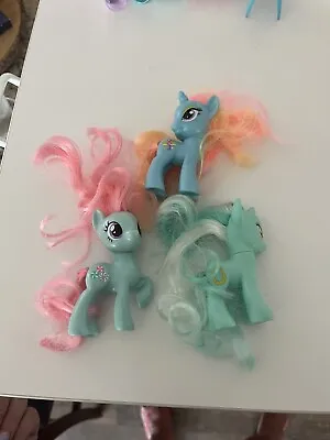 My Little Pony LYRA Dewdrop Minty Lot Brushable Lot Of 3 Toys Collection • $36.62