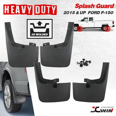 2015-2017 F-150 Ford Molded Splash Guards Mud Flaps 4 Piece Front & Rear • $39.52