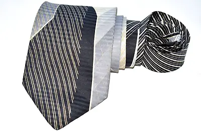 Vitaliano Pancaldi Men's Tie Black/geometric Width: 3.7/8  Length: 58  • $21.98