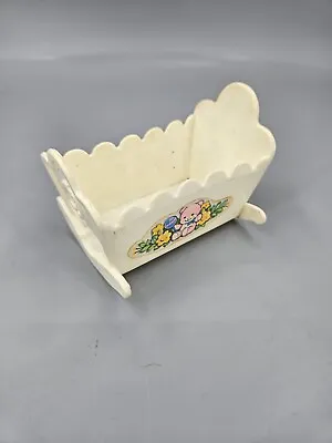 Vintage 1984 My Little Pony G1 Yellow LULLABY NURSERY Cradle Crib • $7.70