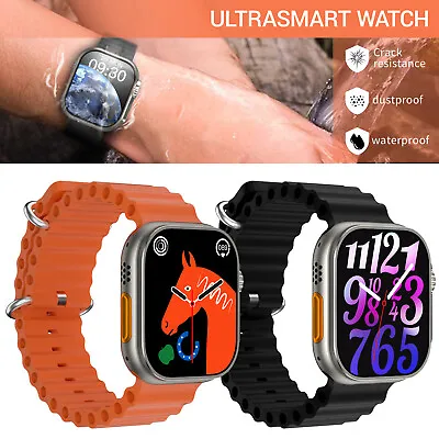 2024 New Smart Watch Women Men Heart Rate For Phone Android Bluetooth Waterproof • £12.99