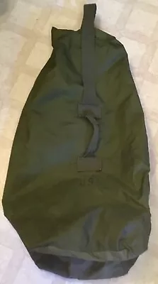 Vintage MILITARY RUCKSACK Nylon Duffel Bag Hiking Backpack Wwii Field US Green • $26.99