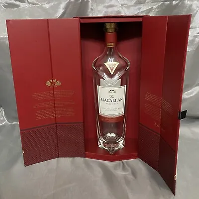 Empty Bottle And Original Packaging The Macallan Rare Cask  • $60