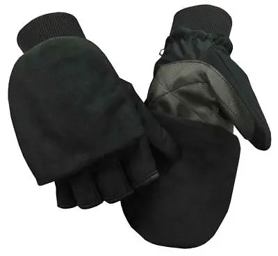 Northstar Unisex Waterproof Thinsulate Flip Top Convertible Gloves Black. 503BK • $21.95