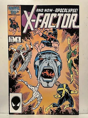 X-Factor #6 * 1986 Marvel * First Appearance Apocalypse * NM? * (N26) • $49.99