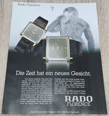 2. RADO Florence Watches GmbH Wristwatch Advertising Advertising 1982 • £6.16