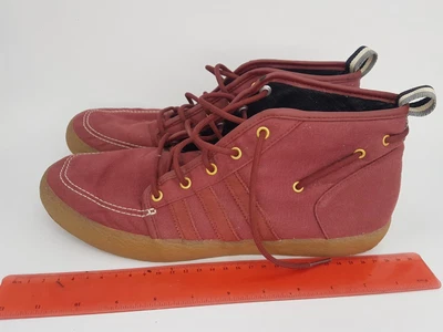 $29.95 • Buy Adidas Maroon Mens Size US10 UK9.5 Shoes FR 44