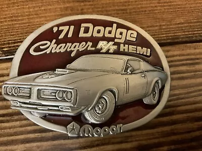 ‘71 Dodge Charger R/T Hemi Belt Buckle  RARE Mopar Made In The USA • $30